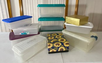 Storage - Plastic Containers & Boxes - Various Sizes