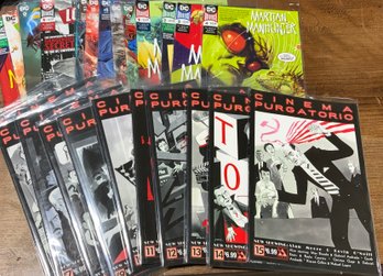 Comic Book Lot ~ 25 Comic Books All In Sleeves ~ Cinema Purgatorio, Martian Hunter, Man Of Steel & More