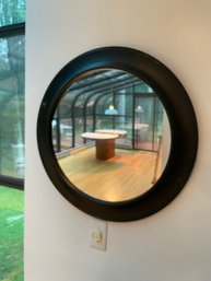 Contemporary Round Mirror. 26' Wide