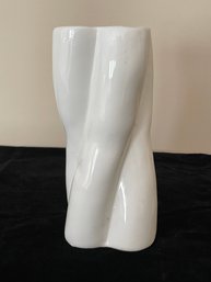 White Ceramic Flower Vase