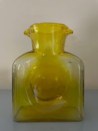 Yellow Blenko Water Bottle - Likely Lemon