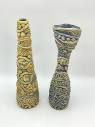 Unique Studio Ceramic Items Signed By Artist