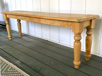 A Vintage Oak Bench