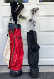 Two Golf Bags & Clubs