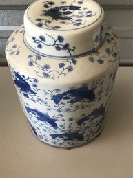 Vintage Chinese Vase, 10 Inch By 7 Inch