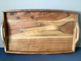 Wooden Handled Tray