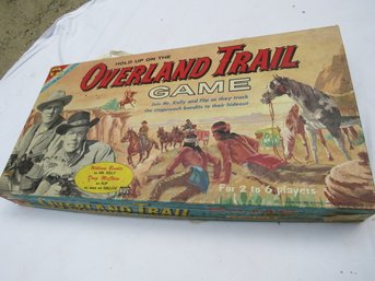 1960 Overland Trail Board Game