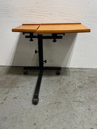 Rolling Laptop Desk Adjustable