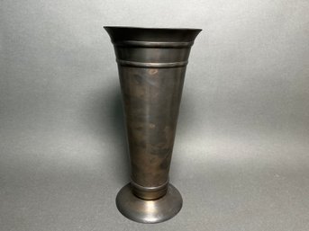 A Pretty Pottery Barn Metal Vase