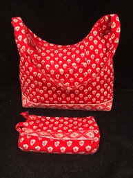 Vera Bradley Purse And Wallet Set