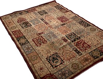Persian-inspired Floral And Tree Motif Area Rug