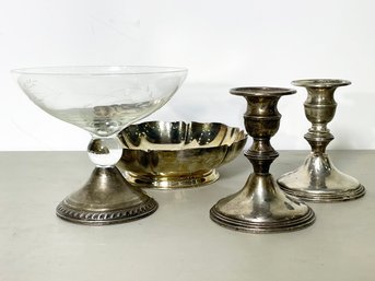 Weighted Sterling Candlesticks And More