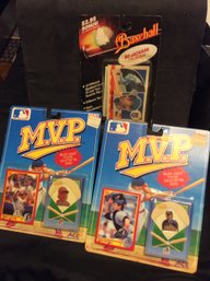 Lot Of 3 Assorted Baseball Collectibles - M