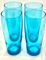 Turquoise Flat Glass Tumblers