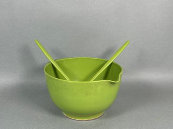 Vintage Rosti Mepal Avocado Green Salad/mixing Bowl