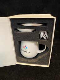 Branded Ui Ceramic Self-Heating Mug
