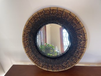 Beautiful New World Heritage Beaded Mirror