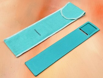 A Leather Bookmark By Tiffany & Co.