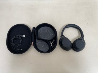 Sony WH1000XM3 Noise Cancelling Headphones, Wireless Bluetooth Over The Ear Headset  Black
