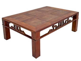 A Mid Century Inlaid Teak Coffee Table