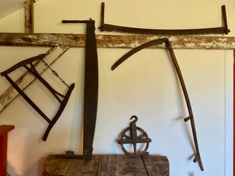 Collection Of Antique Farm Tools (5 Pc)