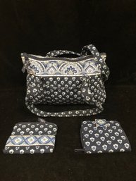 Vera Bradley Purse And Wallet Set