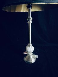 Marble Chrome Table Lamp