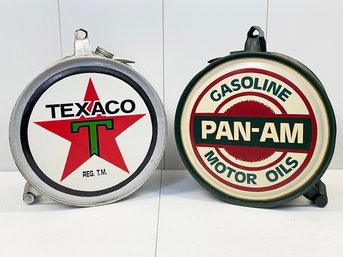 Vintage Texaco And Pan Am Gas Cans Restored