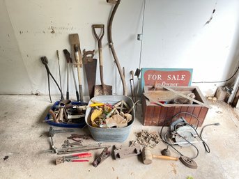 Huge Lot Of Tools And Fishing Items