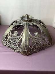 Vintage 6-Panel Hanging Ceiling Lamp Metal Part Only