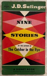 Vintage 1953 Signet Pulp Paperback Book - Nine Stories By J D Salinger (author Of Catcher In The Rye)