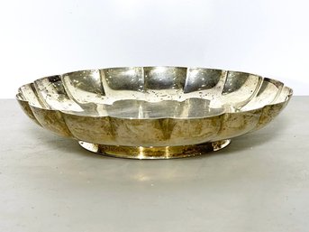 A Vintage Reed & Barton Sterling Silver Scalloped Edge Serving Dish