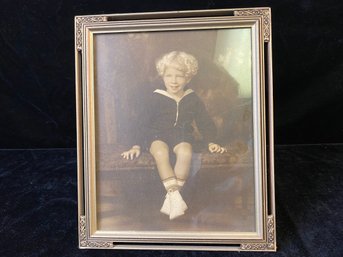 Vintage Photograph And Standing Frame