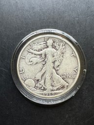 1919-S Walking Liberty Silver Half Dollar