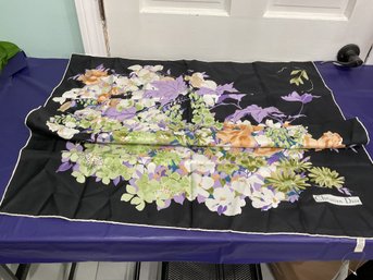 Gorgeous Authentic Christian Dior  Floral Silk Scarf