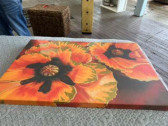 Floral On Canvas