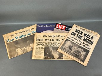 A Fantastic Collection Of Newspapers & Magazines, Moonwalk