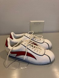 Jeffrey Campbell Sprinter 2 Sneakers Shoes Womens Size 9 White And Red