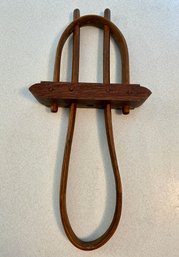 Antique Wooden Yoke For A Goat - 20 1/2' Tall