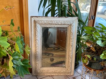 Antique Mirror With Ornate Frame