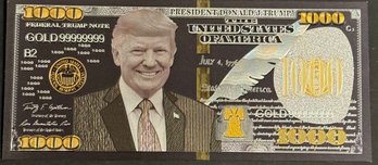 Black Colored Trump Bill