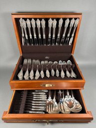 Wallace Sterling Silver Grande Baroque Set For 12