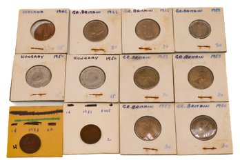 Mix Lot Of Foreign Coins