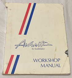 1963 Studebaker Avanti Workshop Manual