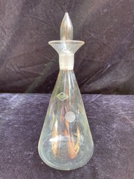 Mid Century Cruet Bottle With Stopper