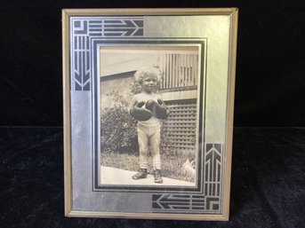 Vintage Photograph And Art Deco Standing Frame