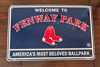 Metal Fenway Park Sign