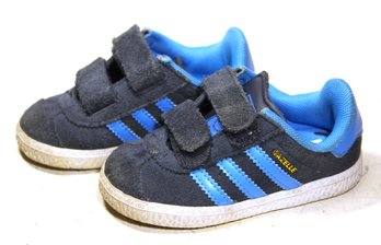 Pair Infant Toddler Adidas Gazelle Blue Sneakers Size 5 1/2 K