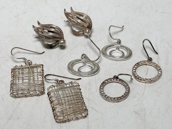 Assorted Sterling Silver Earrings