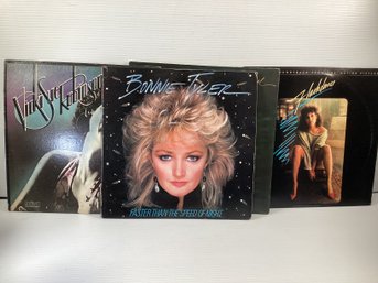 Ladies Night With Bonnie Taylor, Flash Dance, Vicki Sue Robinson & Olivia Newton John Record Lot